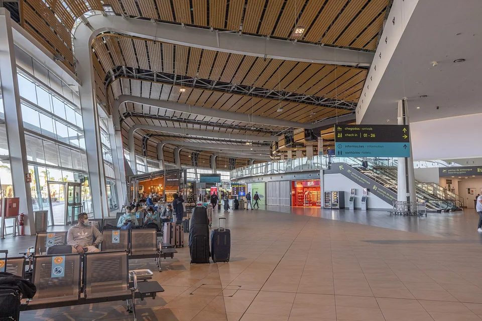 La terminal del aeropuerto de Faro, en el Algarve
